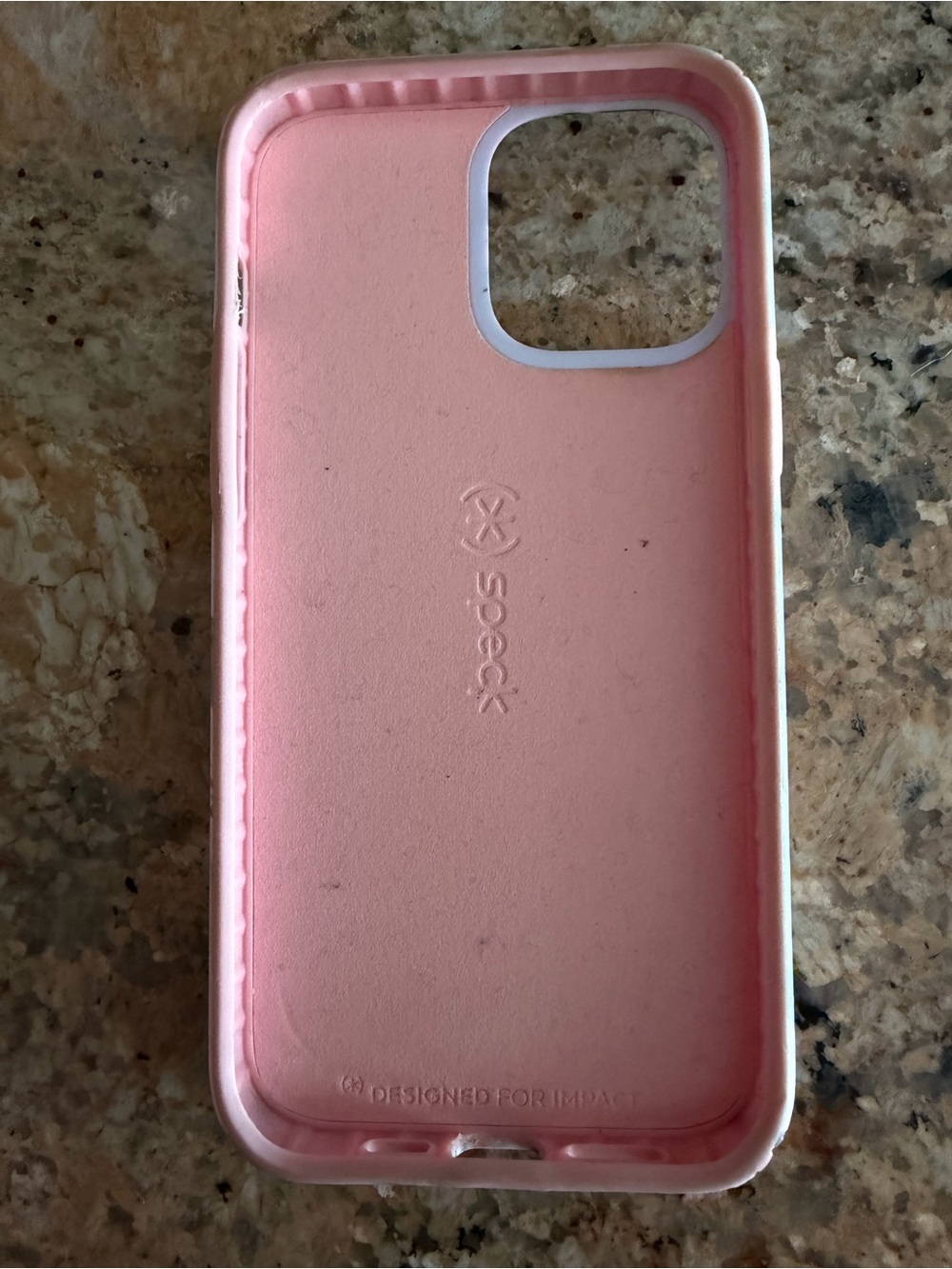 speck Pink Interior White Rim iPhone Case iPhone pro max